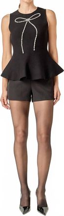 English Factory Womens Tristan Top In Black