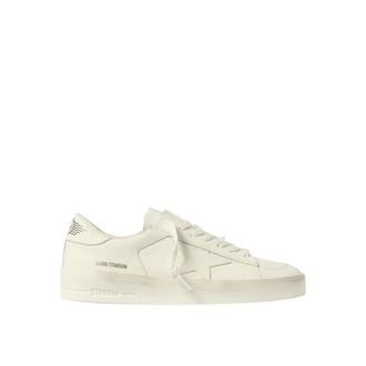 Golden Goose Sneakers, male, White, Size: 10 US Leather Upper Sneakers