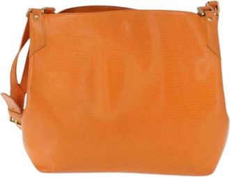 Louis Vuitton Pre-owned Leren Crossbodytas - Dames - Vintage Schoudertas - Oranje - ONE Size - Leer - Vintage