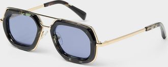 Dries Van Noten Double frame aviator sunglasses