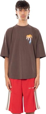 Palm Angels Uomo, Top, Marrone, S, new