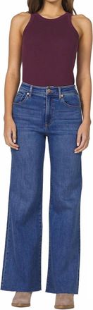 Dear John Denim Fiona Wide Leg Jeans In Midtown