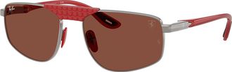 Ray-Ban RB3776M F126C5 Mens Sunglasses Gunmetal Size 58