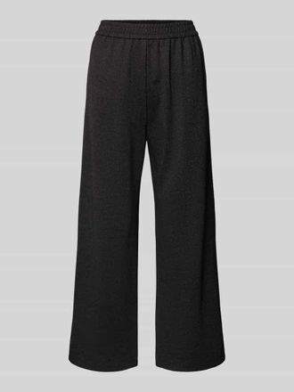 s.Oliver Red Label Wide Leg Culotte aus Viskose-Mix in Anthrazit, Größe 34