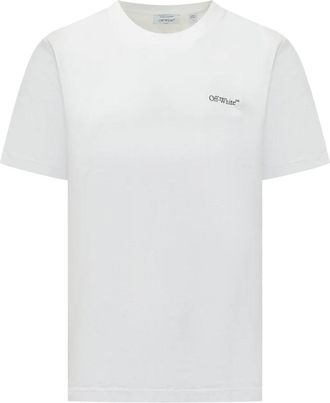 Off-white Metal Arrow SS Tee - Heren - T-shirts - Wit - S - Katoen - Tops