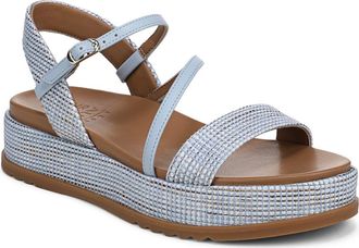 Naturalizer Zayda Platform Sandal in Ice Blue at Nordstrom, Size 6.5