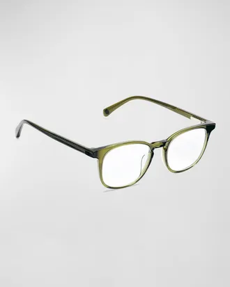 Eyebobs Boardroom Oversized Square Acetate Reader Glasses