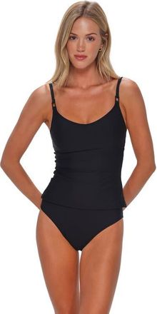 Sunsets Anya Tankini Swimsuit Top in Black at Nordstrom, Size X-Small