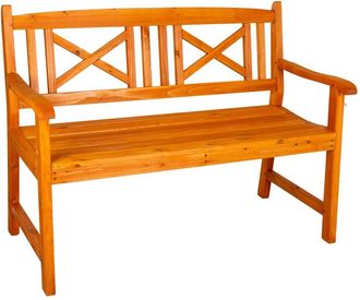 Wanderlust Deco Wanderlust Deco - Banco De Madera Naranja 120x60x90