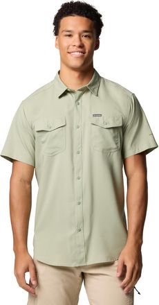 Columbia Utilizer II - Mens Short Sleeve Shirt, Plain, Safari, Size L
