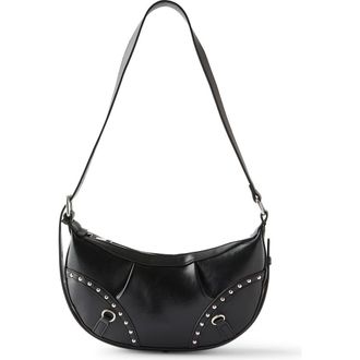 Cotton On Noa Studded Crossbody Bag in Black at Nordstrom