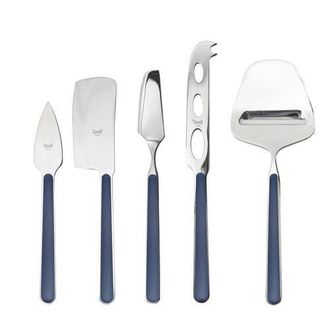 Mepra Fantasia Cheese Knives - 5 Pieces in Cobalt at Nordstrom