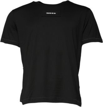 Dolce & Gabbana Multicolor Camouflage Crew Neck Mens T-shirt