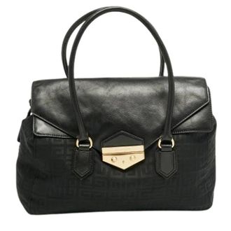 Givenchy Pre-owned Handbags, female, Black, Size: ONE SIZE Pre-owned Leather Handbag