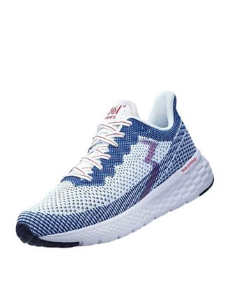 361&deg; Mens Fierce Running Shoes - Medium Width In White/nautical Blue