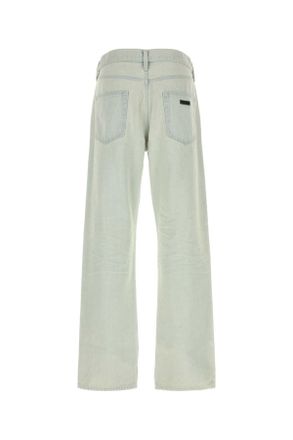 Fear of God Mens Denim Jeans Bleachwash Exterior: Cotton