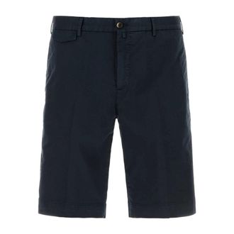 Pantaloni Torino Casual Shorts, male, Blue, Size: 3XL Stretch Cotton Bermuda Shorts