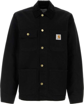 Carhartt Work in Progress Carhartt Wip Black Cotton Michigan Coat