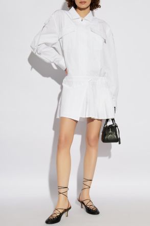 Off-white Shirt Dress, Womens, White