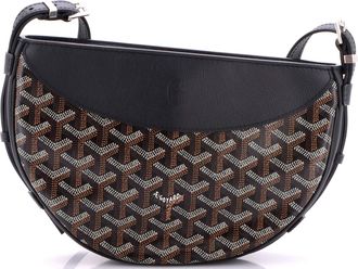 Goyard Hirondelle Shoulder Bag Coated Canvas and Leather