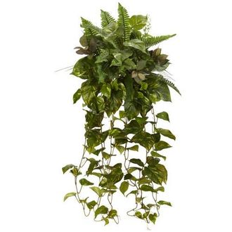 Nearly Natural 36-in Mixed Greens Hanging Artificial Plant at Nordstrom