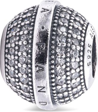 Pandora Pave Logo Charm