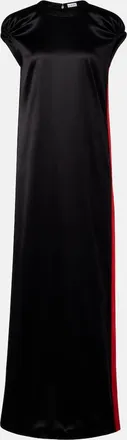 Loewe Silk-blend satin maxi dress