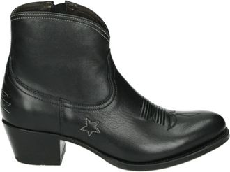 Sendra Western Leren Laars Zwart - Dames - Cowboylaarzen - Zwart - 36 EU - Leer - Schoenen