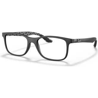Ray-Ban 55mm Square optical glasses in Black at Nordstrom
