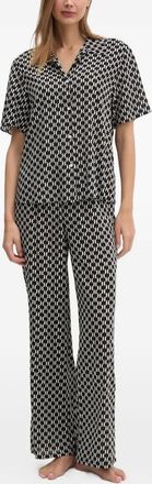 Karl Lagerfeld Pantaloni con stampa - Nero