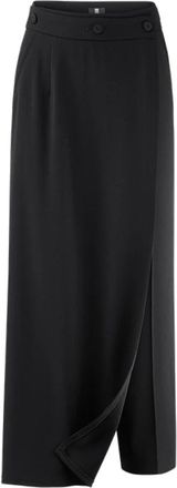 Riani Cropped broek met afneembare rok - Dames - Vrijetijds broeken - Zwart - S - Polyester - Broeken