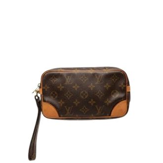 Louis Vuitton Pre-owned Clutches, male, Brown, Size: ONE SIZE Pre-owned Clutch bag