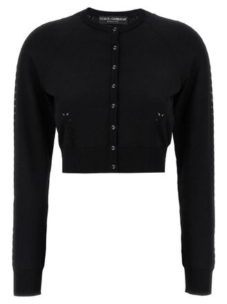 Dolce & Gabbana Black Viscose cardigan