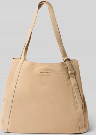 Hey Marly Handtasche aus Kalbsleder Modell Pretty Wonder Suede L in Sand, Gr&ouml;&szlig;e 1