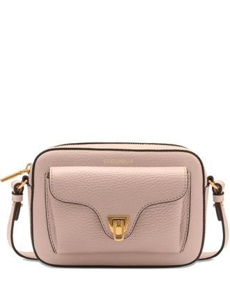 Coccinelle Beat leather crossbody bag - Rosa