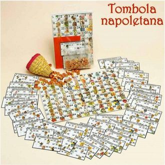 Trade Shop Trade Shop - T&oacute;mbola Napolitana Con Cartas Smorfia Cl&aacute;sico Navidad A&ntilde;o Nuevo Juego De N&uacute;meros