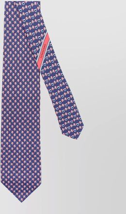 Ferragamo shark-print silk tie
