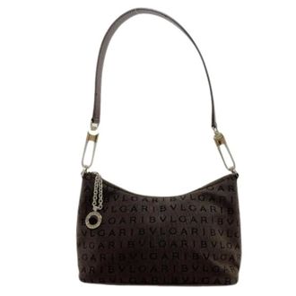 Bulgari Pre-owned Logomania Shoulder Bag - - Pre-owned - Donna - Marrone - ONE SIZE