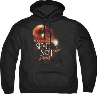 Gildan Lord Of The Rings You Shall Not Pass Adult Pull Over Hoodie / Hooded Sweatshirt
