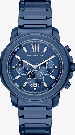 Michael Kors Oversized Prescott Blue-Tone Watch