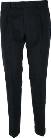 BRIGLIA 1949 Casual katoenen broek - Heren - Slim Fit Broeken - Blauw - 2XL - Katoen - Broeken