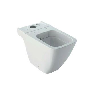 Keramag Geberit - icon square vaso wc a pavimento a cacciata per cassetta di risciacquo esterna rimfree bianco 200930000