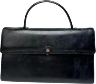 Givenchy Pre-owned Vintage Flap Bag - Dames - Vintage Handtas - Zwart - ONE Size - Leer - Vintage