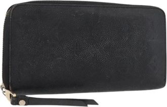 Louis Vuitton Pre-owned Wallets, female, Black, Size: ONE SIZE Pre-owned Canvas Wallet