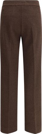 Avenue Montaigne Womens Pants Boucl&eacute; Choco Polyester Trousers