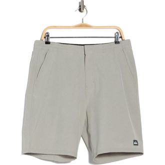 Quiksilver Waterman Suva Amphibian Hybrid Shorts in Light Grey Heather at Nordstrom Rack, Size Large