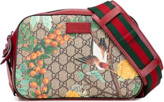 Gucci Borsa a tracolla Tian in tessuto GG Supreme 2000-2015 - Marrone