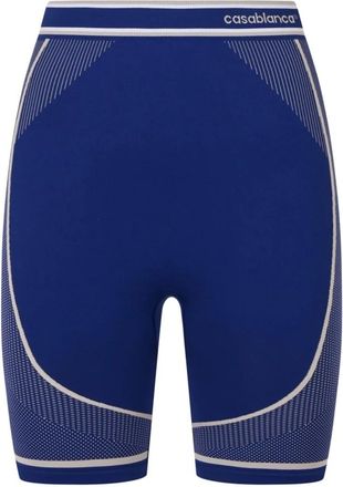 Casablanca Naadloze shorts - Dames - Sport - Blauw - Maat: S/M Polyamide