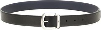 Valentino Garavani Omkeerbare leren riem met Mini V Logo - Heren - Riemen - Zwart - 90 CM - Leer - Accessoires
