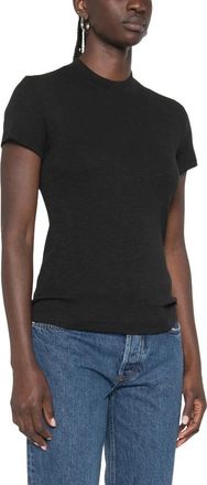 Vince Tops, Dames, Zwart, S, T-shirt